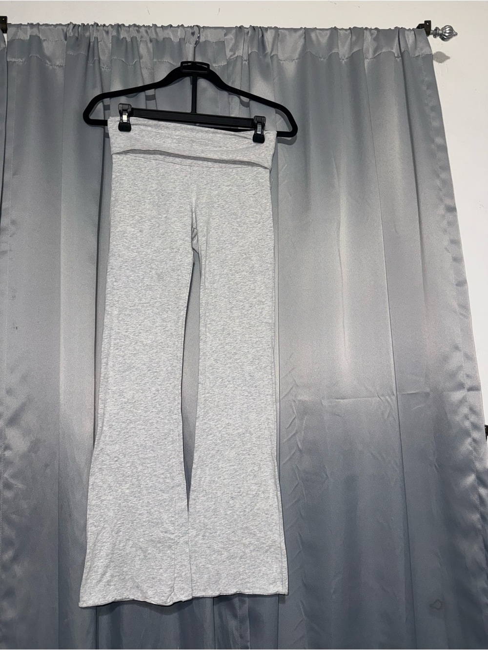 SKIMS Light Gray Fold-Over Waist Flare Leggings
